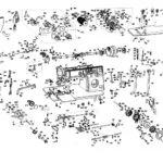 dial zig zag brother, boton zig zag brother, repuesto brother prestige 30, 1011 X53535151, selector de puntadas brother, accesorios maquina de coser, refacciones brother, dial maquina de coser, repuestos costura doméstica