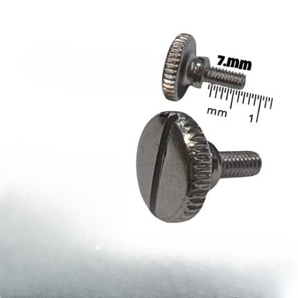 Tornillos metálicos para pie prensatelas de máquina de coser familiar e industrial, repuesto de sujeción resistente