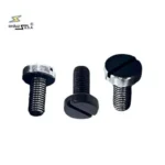 Bobbin case retaining screw for industrial flat bed sewing machine, precision metal replacement part 401-016QX.