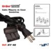 Cable Original Brother para Máquina de Coser | Brother Sewing Machine Power Cord HY-02 W17 E233504 Compatible con J00360051 - Image 5
